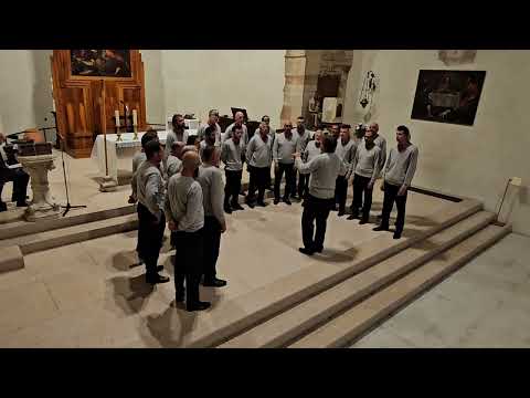 Cartolina di Ivan Cobbe. Coro Pasubio di Vallarsa (Trento) diretto da Ivan Cobbe