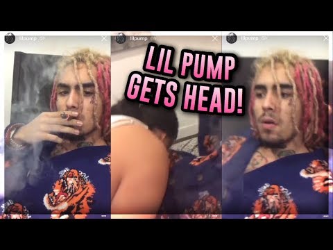 Lil Pump Gets Head After Thots Twerk On Him