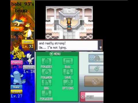 Pokemon Heart Gold Walkthrough #35 Episode Gym Battle