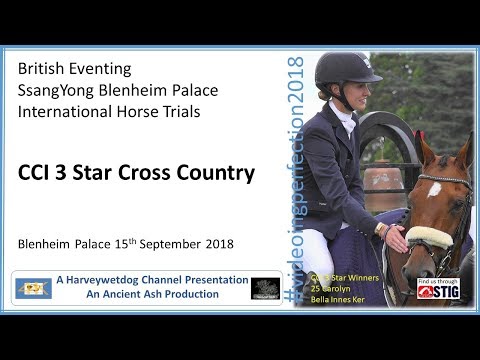 Blenheim Palace International Horse Trials: CCI 3 Star Cross Country 2018