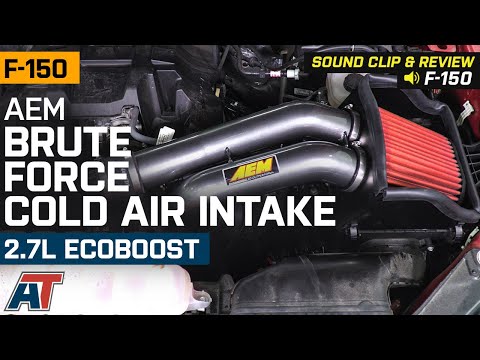 2015-2019 F150 2.7L EcoBoost AEM Brute Force Cold Air Intake - Gunmetal Gray Sound Clip & Review