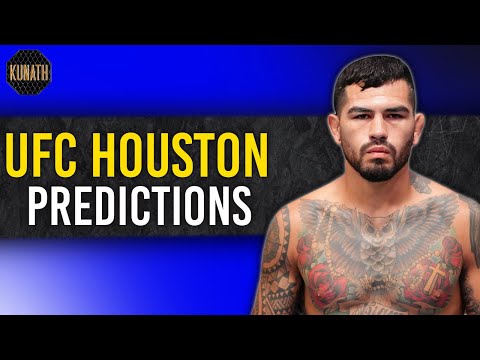 UFC HOUSTON PREDICTIONS | UFC HOUSTON FULL CARD BREAKDOWN