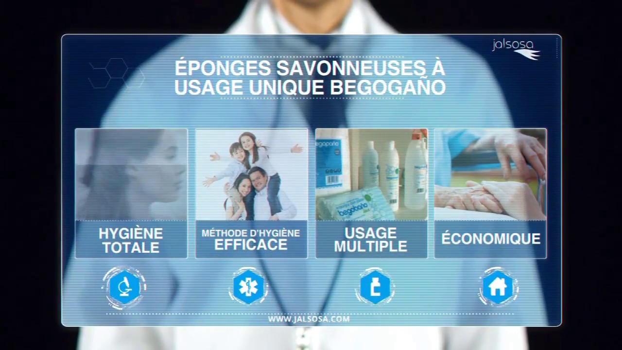 Vidéo Éponge savonneuse sans rinçage