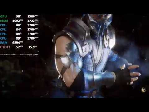 AMD Ryzen 3 2200G Vega 8 Test - Mortal Kombat 11 - Gameplay Benchmark Test
