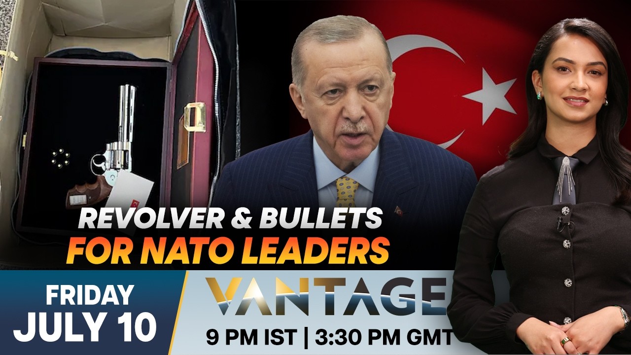 Erdogan's Gun Diplomacy Shocks NATO Leaders | Vantage on Firstpost | 4K