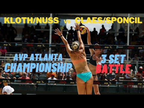 Kloth/Nuss vs. Claes/Sponcil 2021 AVP Atlanta Open Final