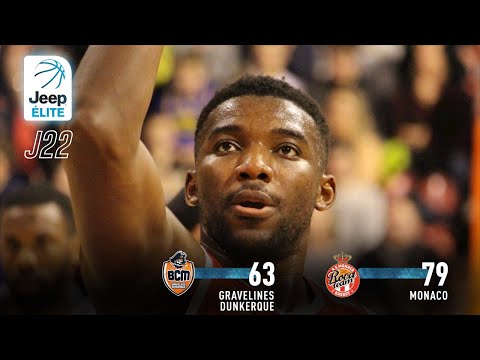 Jeep® ÉLITE : Gravelines-Dunkerque vs Monaco (J22)