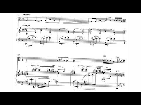 Rebecca Clarke - Morpheus for Viola and Piano (1917-18) [Score-Video]