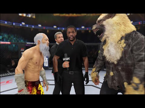 UFC 4 - Old Bruce Lee vs. Wolf Man - Super Dragon 🐉