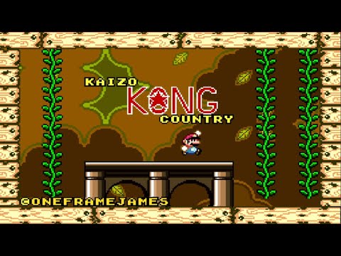 This ain't DK! - Joon plays Super Mario World Hack Kaizo Kong Country by oneframejames
