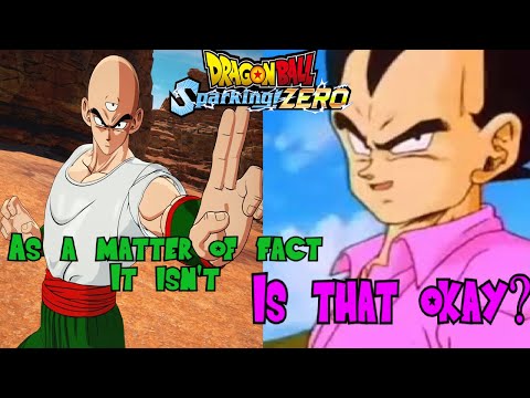 "Is that okay?" Tien and Vegeta Interaction - Sparking! Zero