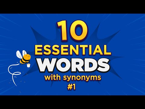 Boost Your Vocab#1 | 10 Essential Words | With Synonyms