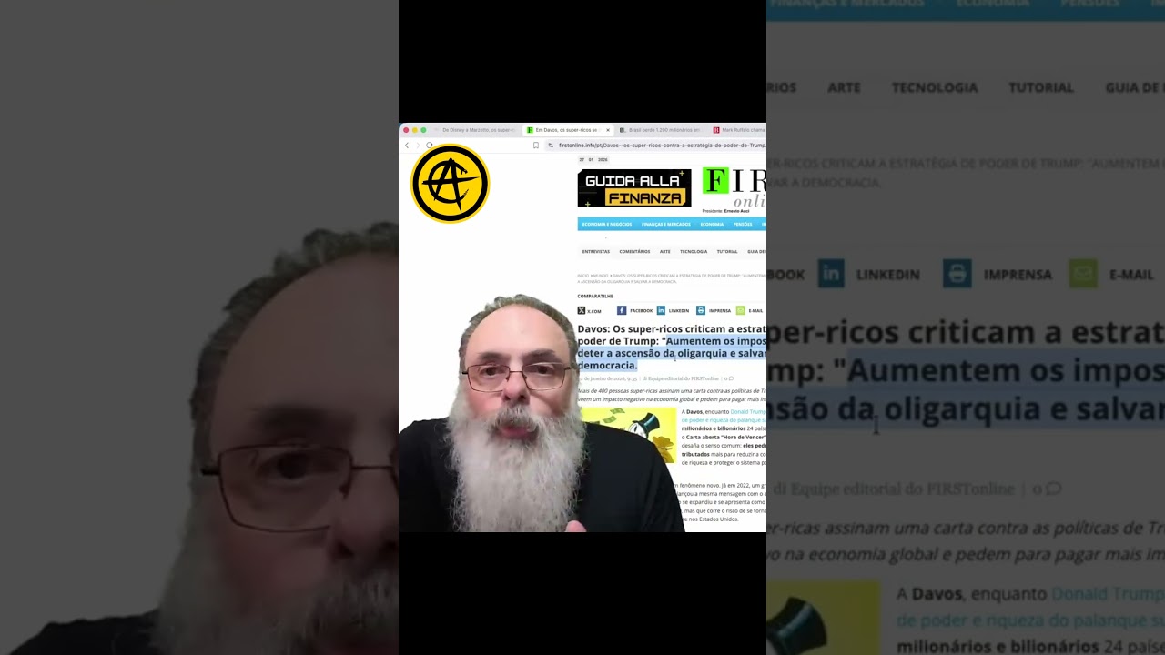 INVEJOSOS RICOS voltam com a LOROTA de "POR FAVOR, TAXEM os MAIS RICOS, QUEREMOS mais IMPOSTOS"
