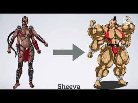 40 Muscle Versions of Female Characters.......