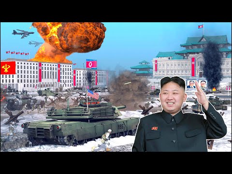 KIM'S NORTH KOREA DOWNFALL - AMERICANS ENTER PYONGYANG - CINEMATIC FILM