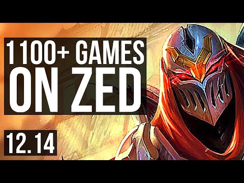 ZED vs JARVAN IV (JNG) | 6/0/7, 3.4M mastery, 1100+ games, Rank 9 Zed | NA Challenger | 12.14