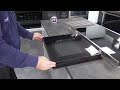 ILVE - How to remove the door and clean the glass on a ILVE built in oven