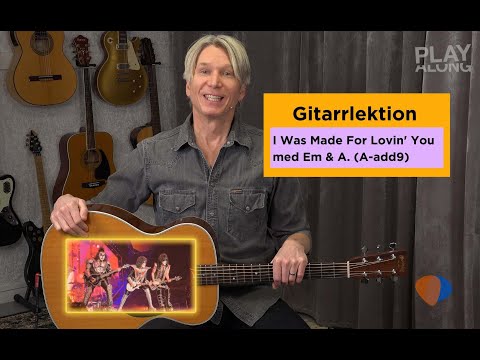 Gitarrlektion för nybörjare - I Was Made for Loving You
