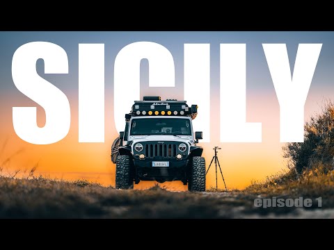 WILD CAMPING OVERLANDING SICILY ep1 - Jeep Wrangler Solo Winter Tour Largest Island on Mediterranean