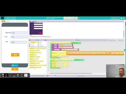 Code.org - Event-Driven Programming in App Lab: User Input and Strings #11