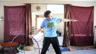 Hoop Tricks; How to roll the hoop along your back