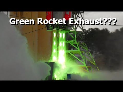 The Story Behind This Green Rocket Exhaust