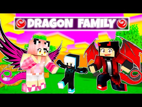 HK Frost - Adopted By DRAGON FAMILY In Minecraft (Hindi)