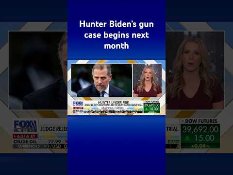 Judge denies Hunter Biden’s request to delay June gun charges trial #shorts