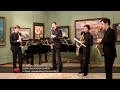 J.S. Bach: Brandenburg Concerto No. 3 - Cherry Saxophone Quartet