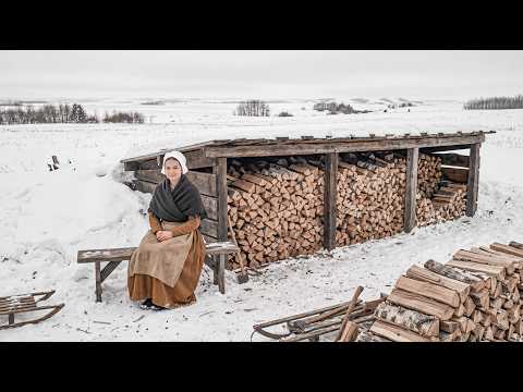 Abandoned at 16 in 14 Below Zero, She Built a Dugout — Firewood Stayed Dry When Others Froze
