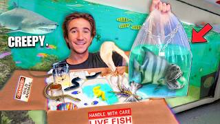 Ordering DEADLY LIVE FISH Box Off The DARK WEB...
