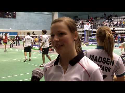 Interview med Line Kjærsfelt ved U17 EM