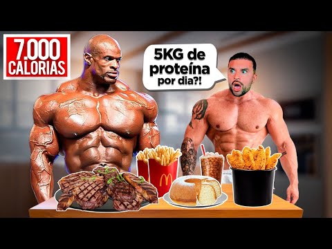 I did RONNIE COLEMAN's Diet and Workout in Preparation for MR. OLYMPIA! (Experiment)