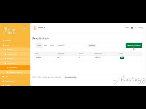 Passo-a-passo Bibliomundi: como criar um pseudônimo de autor