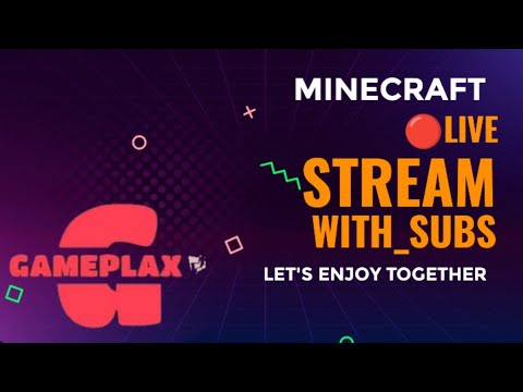 EPIC Minecraft Live Stream on GAMEPLAX | DON'T MISS OUT!