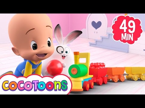 Learn the colors 🎨 with Cuquin's magic train 🚂 | Cocotoons