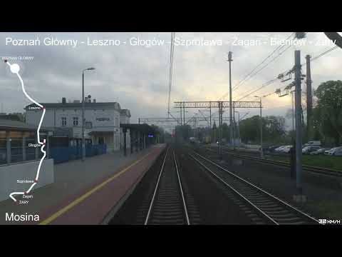 REARVIEW : Poznań - Leszno - Wschowa - Głogów - Niegosławice - Szprotawa - Żagań - Bieniów - Żary