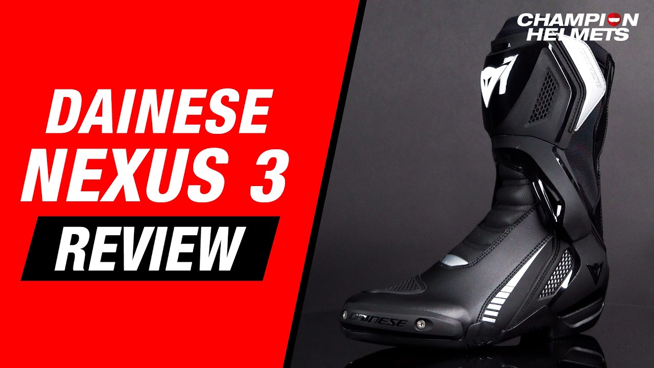 Buy Dainese Nexus 3 In & Out Boots Black/Black + Free Shipping