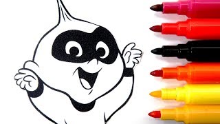 ROTULADORES MÁGICOS DE LOS INCREIBLES 2 CON DIBUJOS SORPRESA. Color Wonder Los Increibles / DIVER+