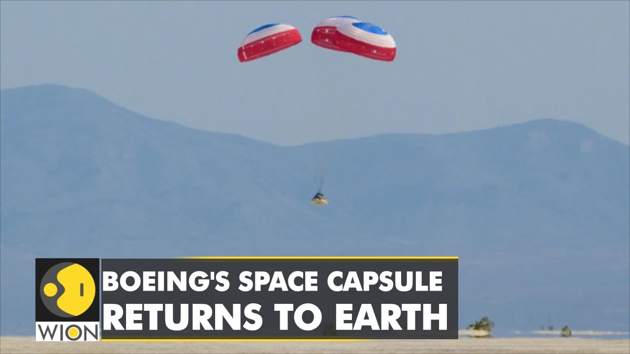 Boeing Starliner capsule returns to Earth from ISS | Starliner landed in news Mexico | WION News