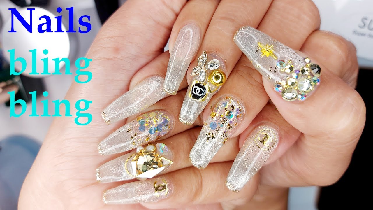 Châu Pha (Chou Fa) – Nails – Mẫu móng bling bling