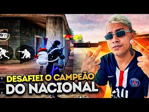 DESAFIEI O CAMPEÃO NACIONAL DO RAP ''MCharles'' NO FREE FIRE
