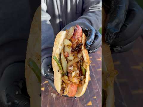 Bacon wrapped hotdogs