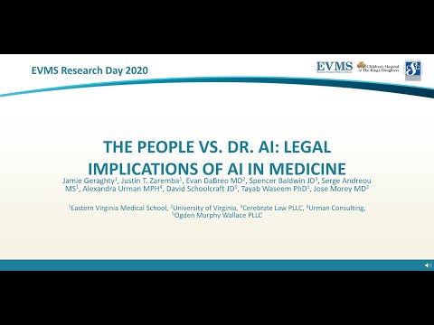 Thumbnail image of video presentation for The People vs. Dr. AI: Legal Implications of AI in Medicine