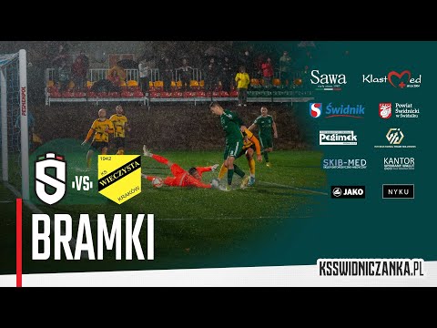 Bramki: Świdniczanka vs Wieczysta Kraków | 27/10/2023