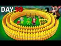 JJ And Mikey RICH SECURITY BASE Vs 99 Nights In The Forest Battle In Minecraft Maizen