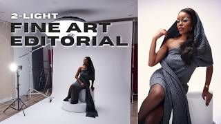 Fine Art Editorial Photoshoot | 2-Light Studio Setup Tutorial with Samuel Bouret