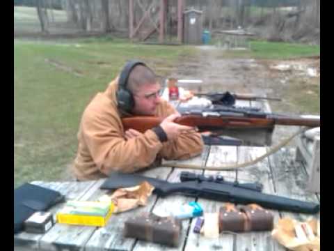 kyle with the 1942 WWII Sniper Rifle