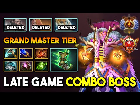 GRAND MASTER TIER GOD MID Invoker Ultra Fast Hand Combo Even Max Slotted Item Naga Can't Survive