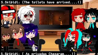 I Skibidi Toilet React To Ep 80 |Gacha|My Aul|English/Português|